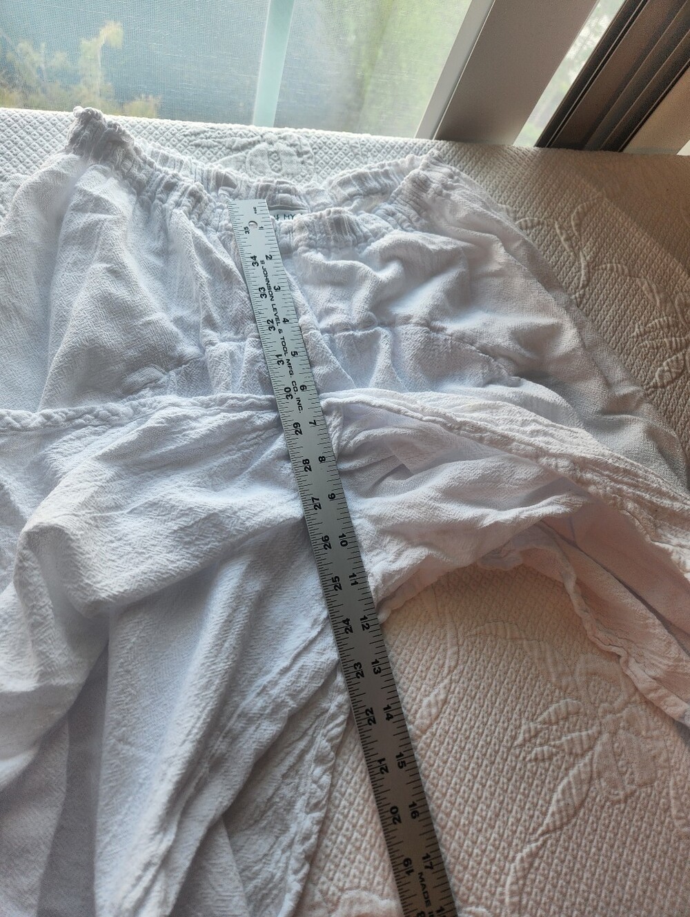 Oh My Gauze! White Lightweight Gauze Pants